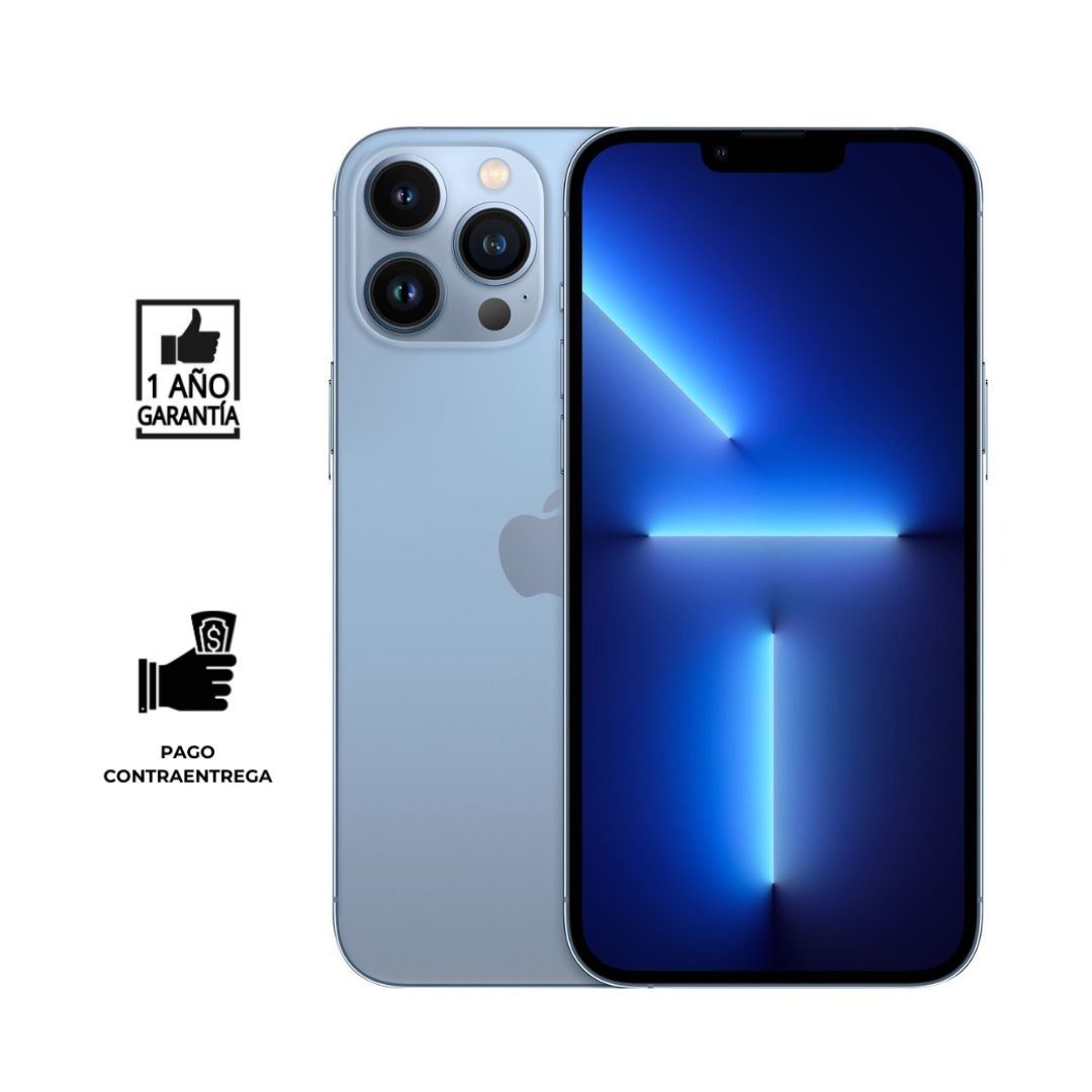 iPhone 13 PRO MAX  256GB I Reacondicionado Grado A  I color: Azul Sierra